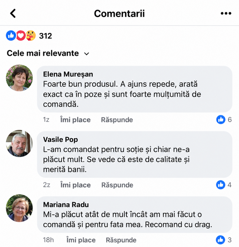 Comentarii ale clienților