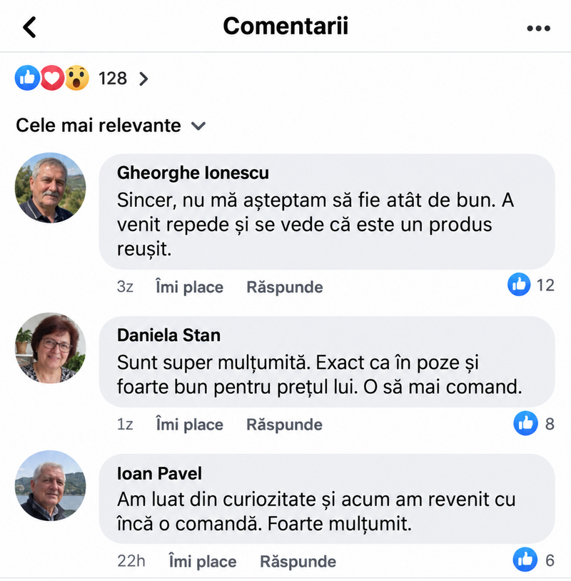 Comentarii ale clienților